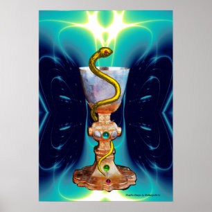 BOWL OF HYGEIA - Medicine, Pharmacy Poster
