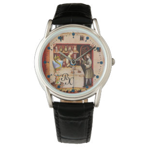 BOWL OF HYGEIA MONOGRAM Medicine, Pharmacy Watch