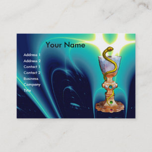BOWL OF HYGEIA , PHARMACY BUSINESS CARD