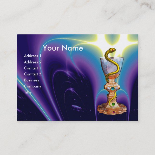 BOWL OF HYGEIA , PHARMACY BUSINESS CARD (Front)