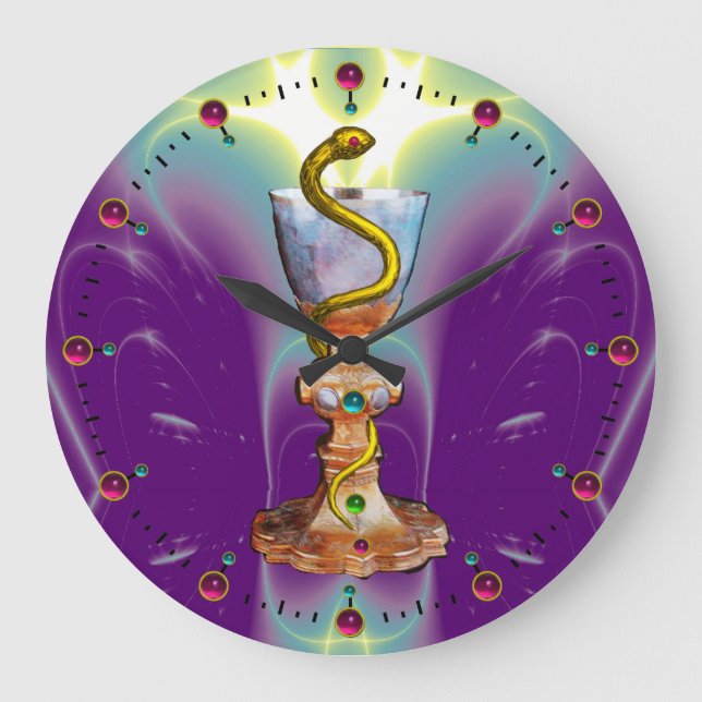 BOWL OF HYGEIA , PHARMACY LARGE CLOCK (Front)