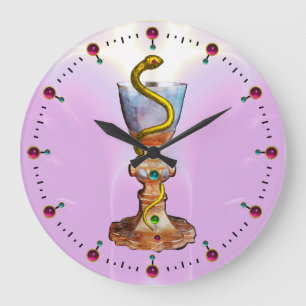 BOWL OF HYGEIA , PHARMACY LARGE CLOCK