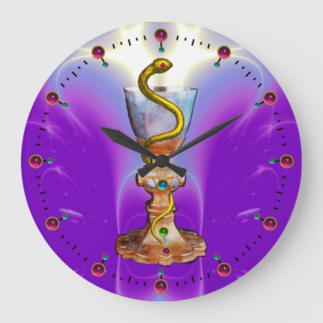 BOWL OF HYGEIA , PHARMACY LARGE CLOCK (Front)