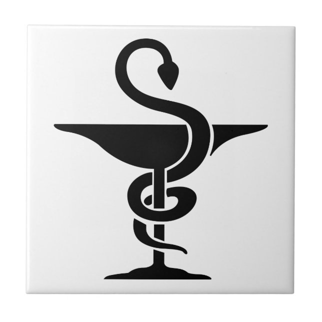 Bowl of Hygieia Ceramic Tile (Front)