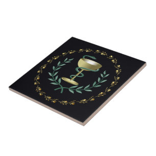 Bowl Of Hygieia~Pharmacy~Apothecary~Dispensary ~ Ceramic Tile