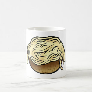 Bowl of Spaghetti Pasta Noodle Food Coffee Mug
