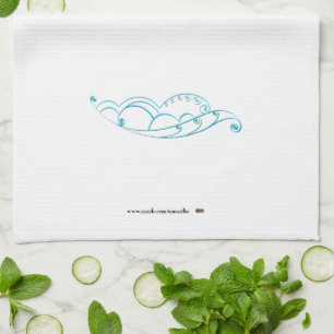 Bowl of Sunshine Tea Towel