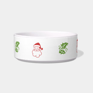 Bowl - Santa and holly (small)