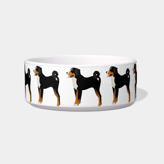 Bowl with Appenzeller sennenhund (Front)