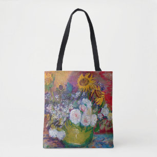 Bowl with Flowers, Van Gogh Tote Bag