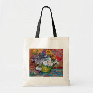 Bowl with Flowers, Van Gogh Tote Bag
