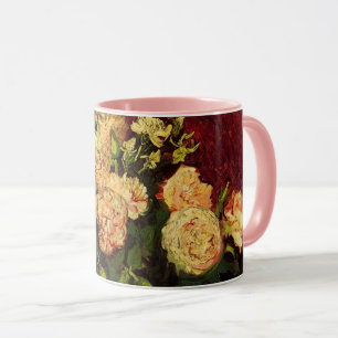 Bowl with Peonies and Roses by Vincent van Gogh Mug