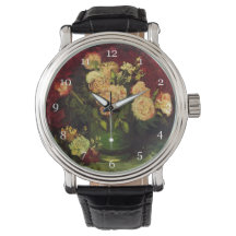 Bowl with Peonies and Roses, Vincent van Gogh.