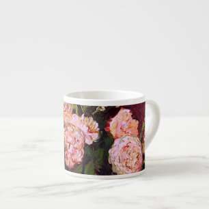 Bowl with Peonies & Roses Van Gogh Fine Art Espresso Cup