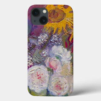 Bowl with Sunflowers and Roses by Vincent van Gogh iPhone 13 Case