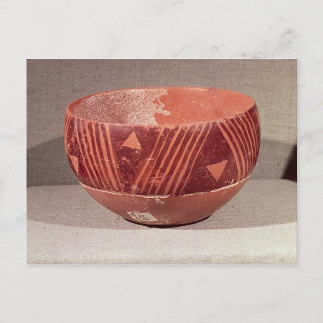 Bowl with triangular pattern, from Banpu, Postcard (Front)