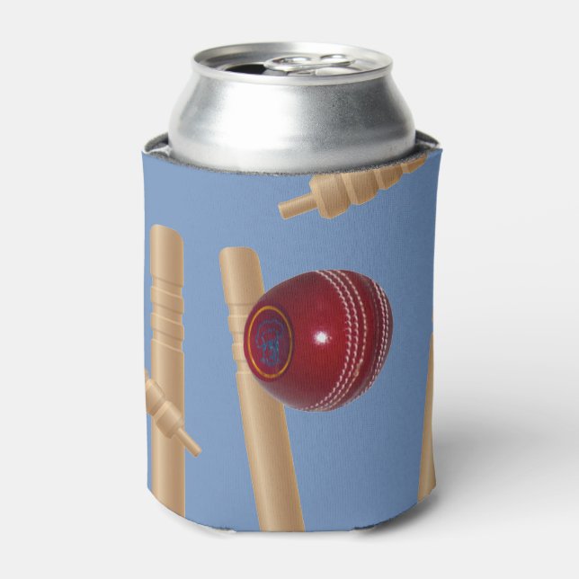 Bowled At Cricket, Can Cooler (Can Front)