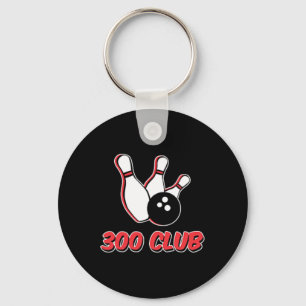 Bowler 300 Club Logo T Shirt  Key Ring
