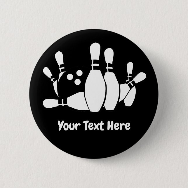 Bowler Bowling Ball Pins Custom (Front)