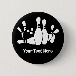 Bowler Bowling Ball Pins Custom