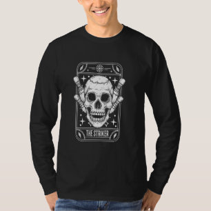 Bowler Bowling League Team Alley - Skeleton Tarot T-Shirt