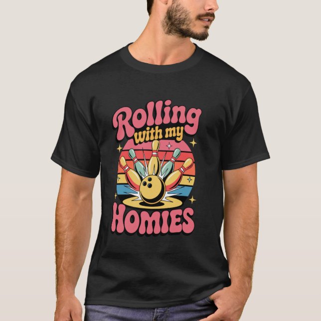 Bowler bowling lover bowling player Funny Bowling T-Shirt (Front)