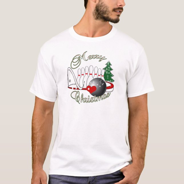 BOWLER / BOWLING MERRY CHRISTMAS T-Shirt (Front)