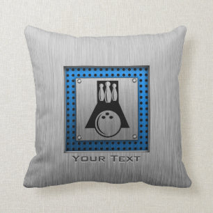 Bowler; Brushed metal-look Cushion