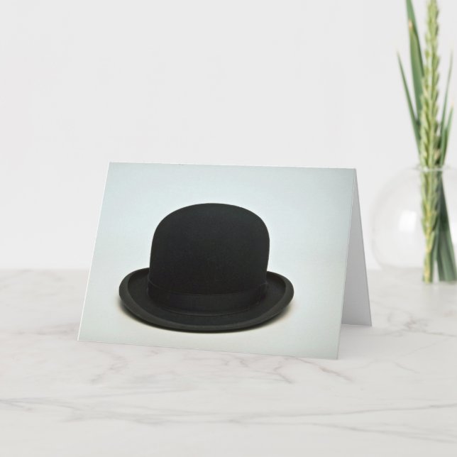 Bowler hat card (Front)