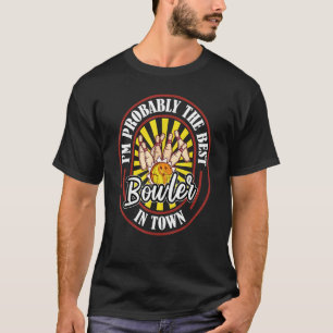 Bowler Humorous Team  League Alley Bowling T-Shirt