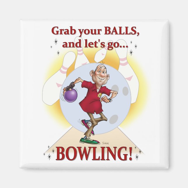 Bowler Magnet (Front)