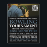 Bowler Portrait, Ten-Pin Bowling Tournament Flyer<br><div class="desc">Bowler Portrait,  Ten-Pin Bowling Tournament Advertising Flyers By The Business Card Store.</div>
