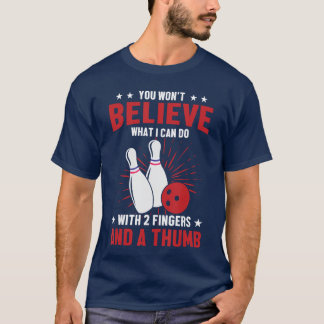 Bowler Sport Quotes Funny Bowling Lover vintage T-Shirt