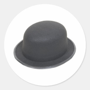 BowlerHat080909 Classic Round Sticker