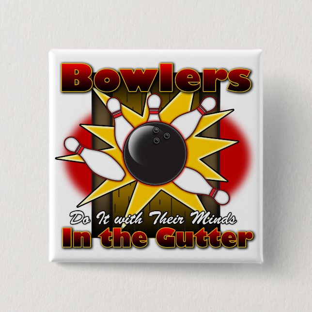 Bowlers Do It 15 Cm Square Badge (Front)