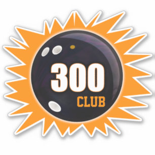 Bowling 300 Club, Bowling Ball & Orange, Vinyl