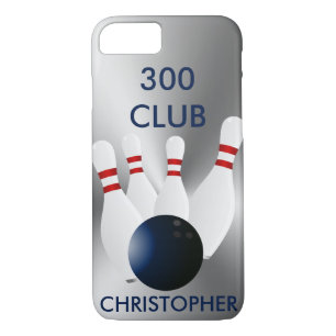 Bowling 300 Club Personalised iPhone 8/7 Case