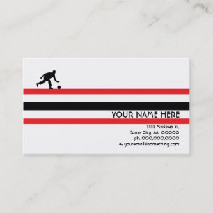 bowling : air star business card