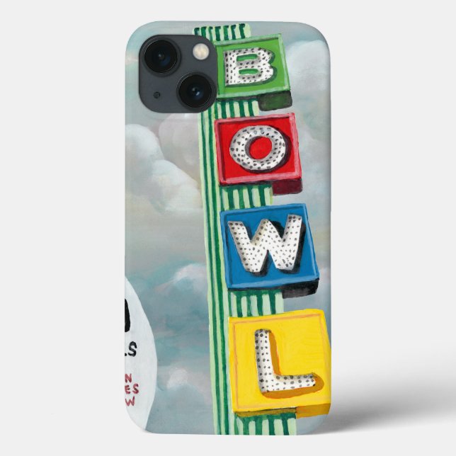 Bowling Alley Artwork Case-Mate iPhone Case (Back)