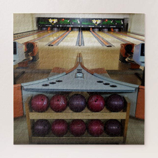 Bowling Alley Designer Jigsaw Puzzle (Vertical)