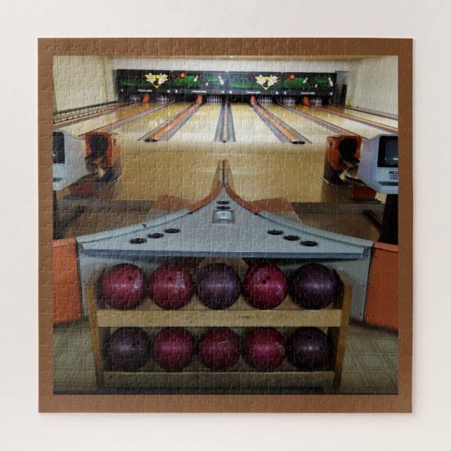 Bowling Alley Designer Jigsaw Puzzle (Vertical)