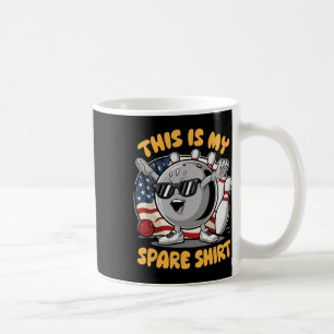 Bowling American Usa Flag Sungles 4th Of July Bowl Coffee Mug