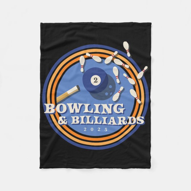 Bowling And Billiards - 2 Ll  Fleece Blanket (Front)