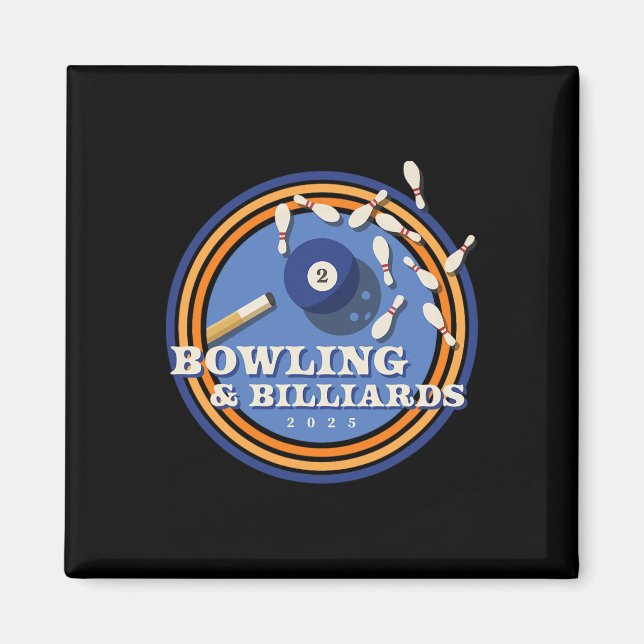 Bowling And Billiards - 2 Ll  Magnet (Front)