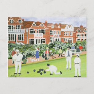Bowling at Eastbourne Postcard