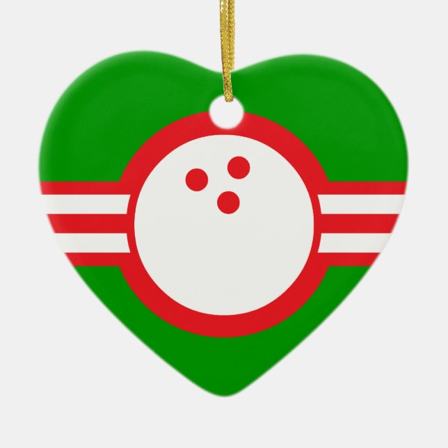 bowling ball : airstar ceramic tree decoration (Front)