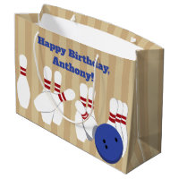 Bowling Ball and Pins Personalised