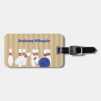 Bowling Ball and Pins Personalised