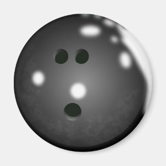 Bowling Ball (Black) Magnet