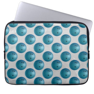 Bowling Ball Blue Laptop Sleeve
